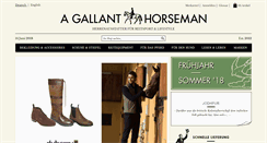Desktop Screenshot of gallant-horseman.com