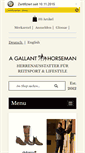 Mobile Screenshot of gallant-horseman.com